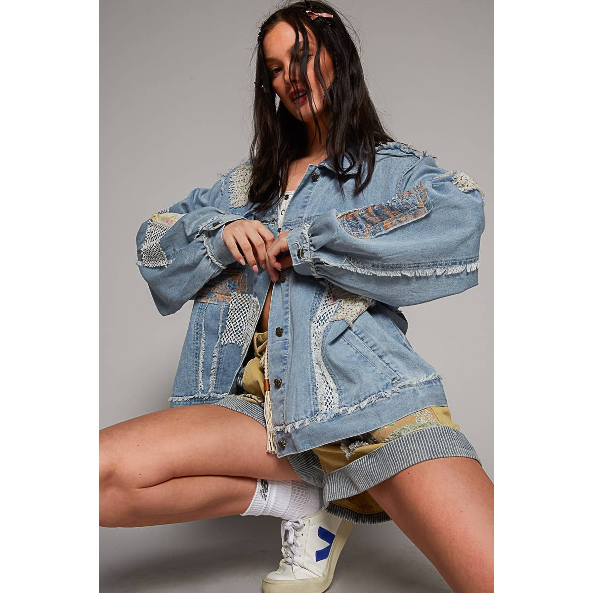 Patchwork Denim Jacket