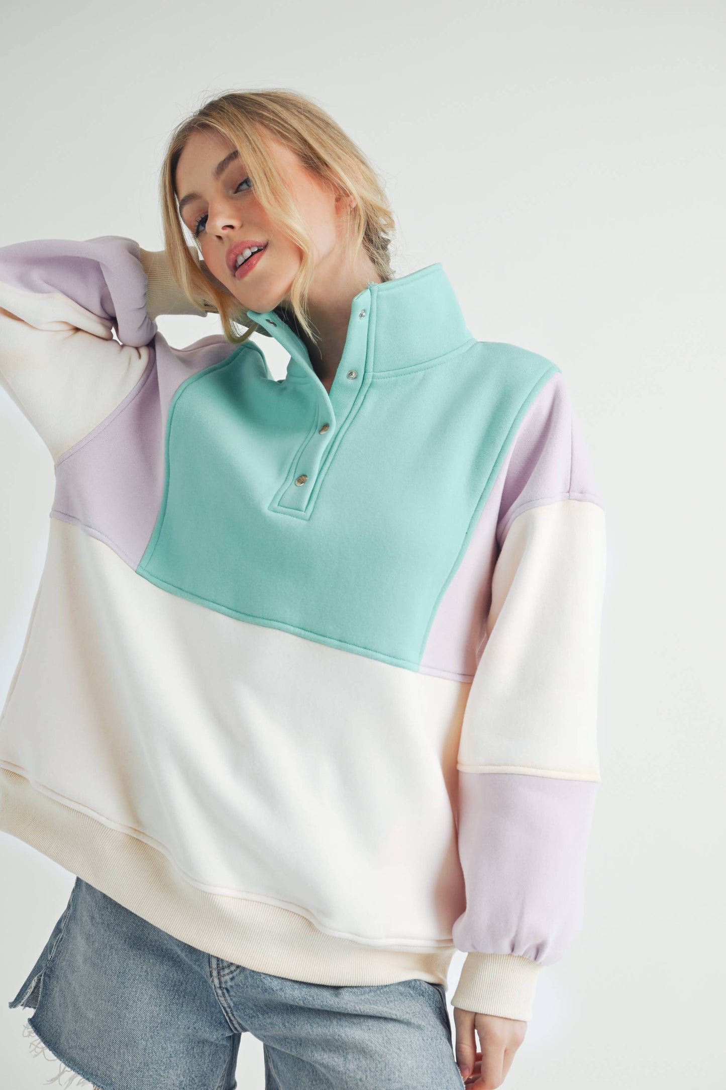 Color block Pullover