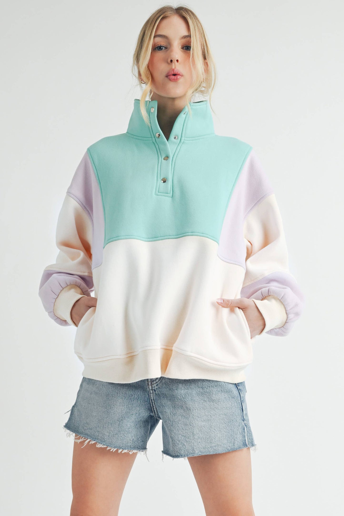 Color block Pullover