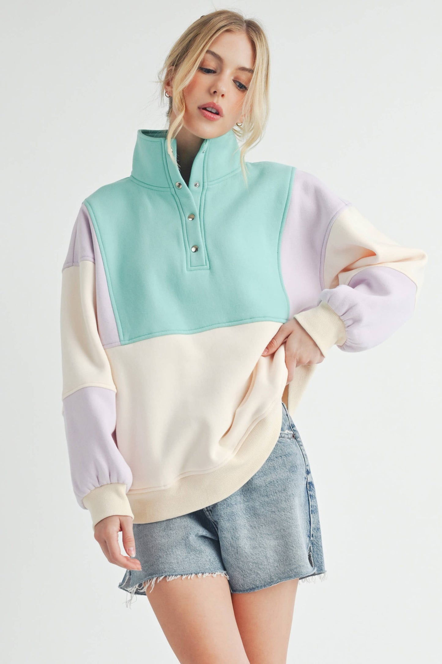 Color block Pullover
