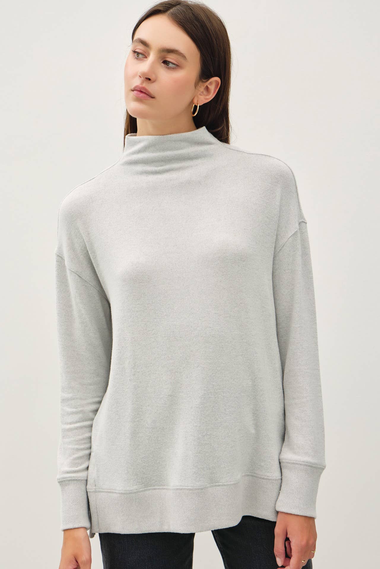 Angle Mock Neck
