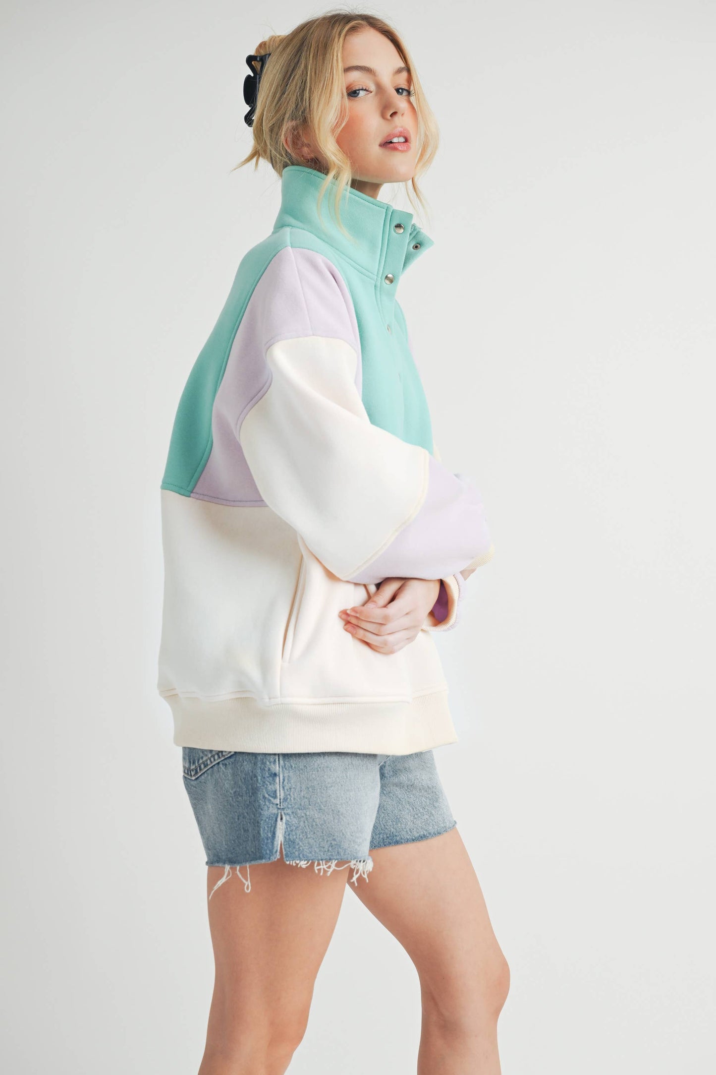 Color block Pullover