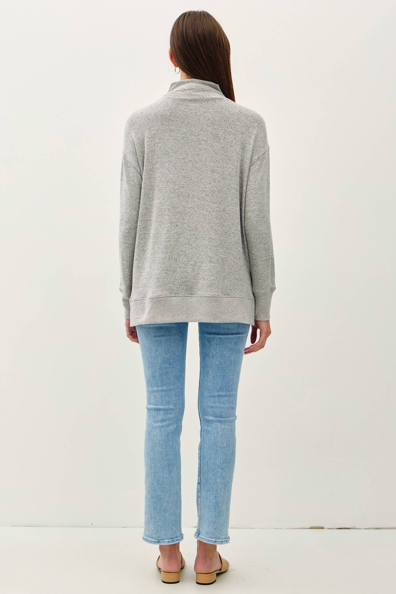 Angle Mock Neck