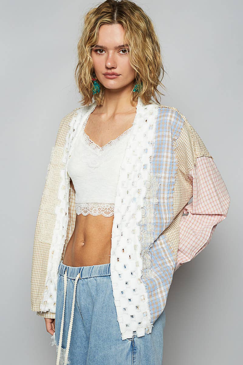Woven Cardigan