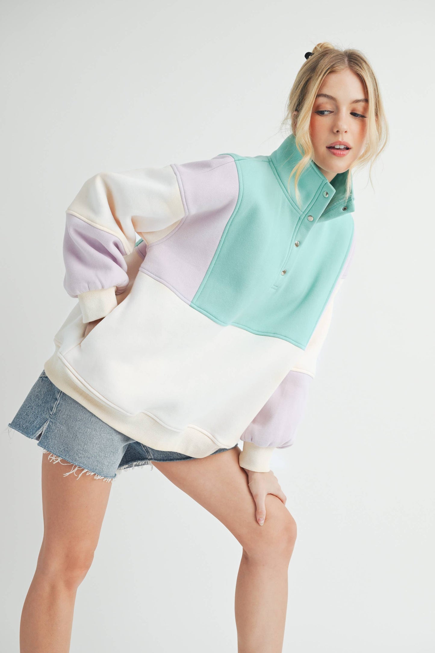 Color block Pullover