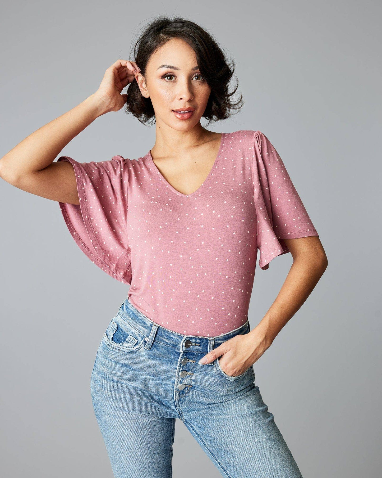 Flutter Sleeve Tee - Baycreek & Co