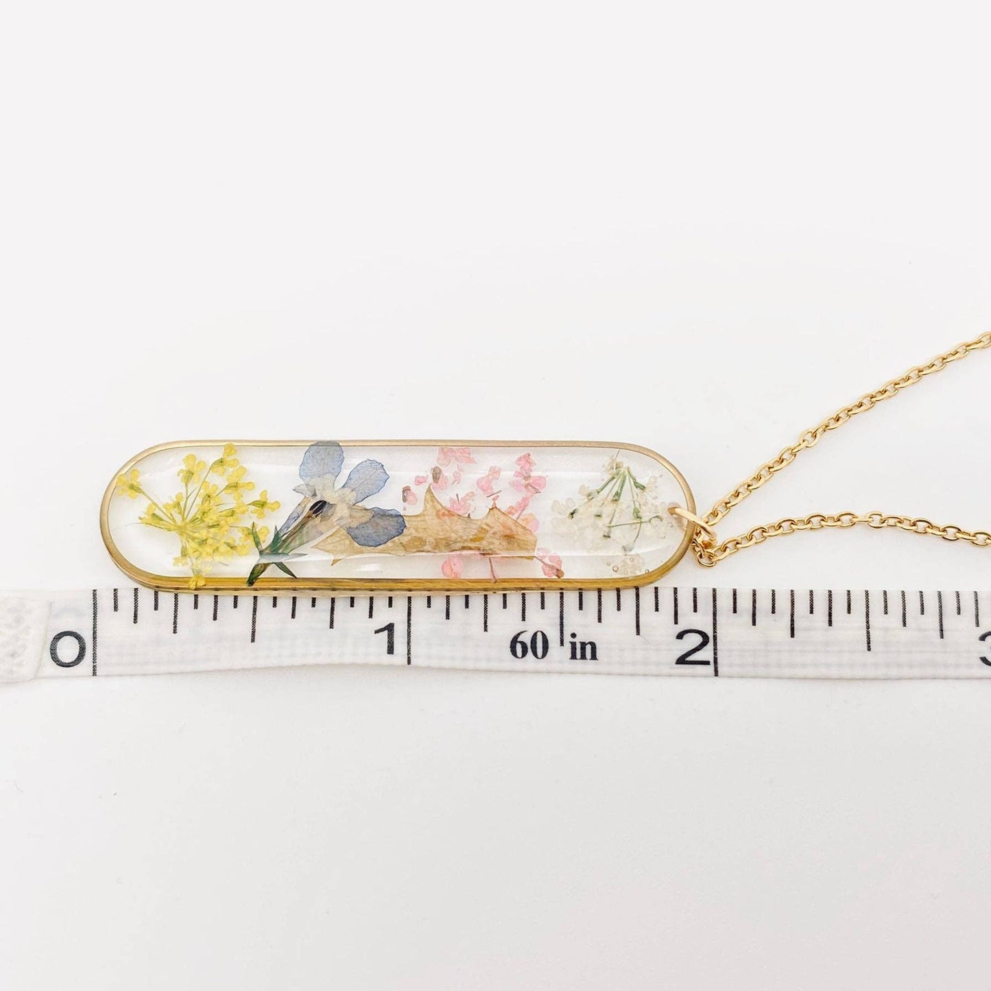 Dried Flowers Necklace