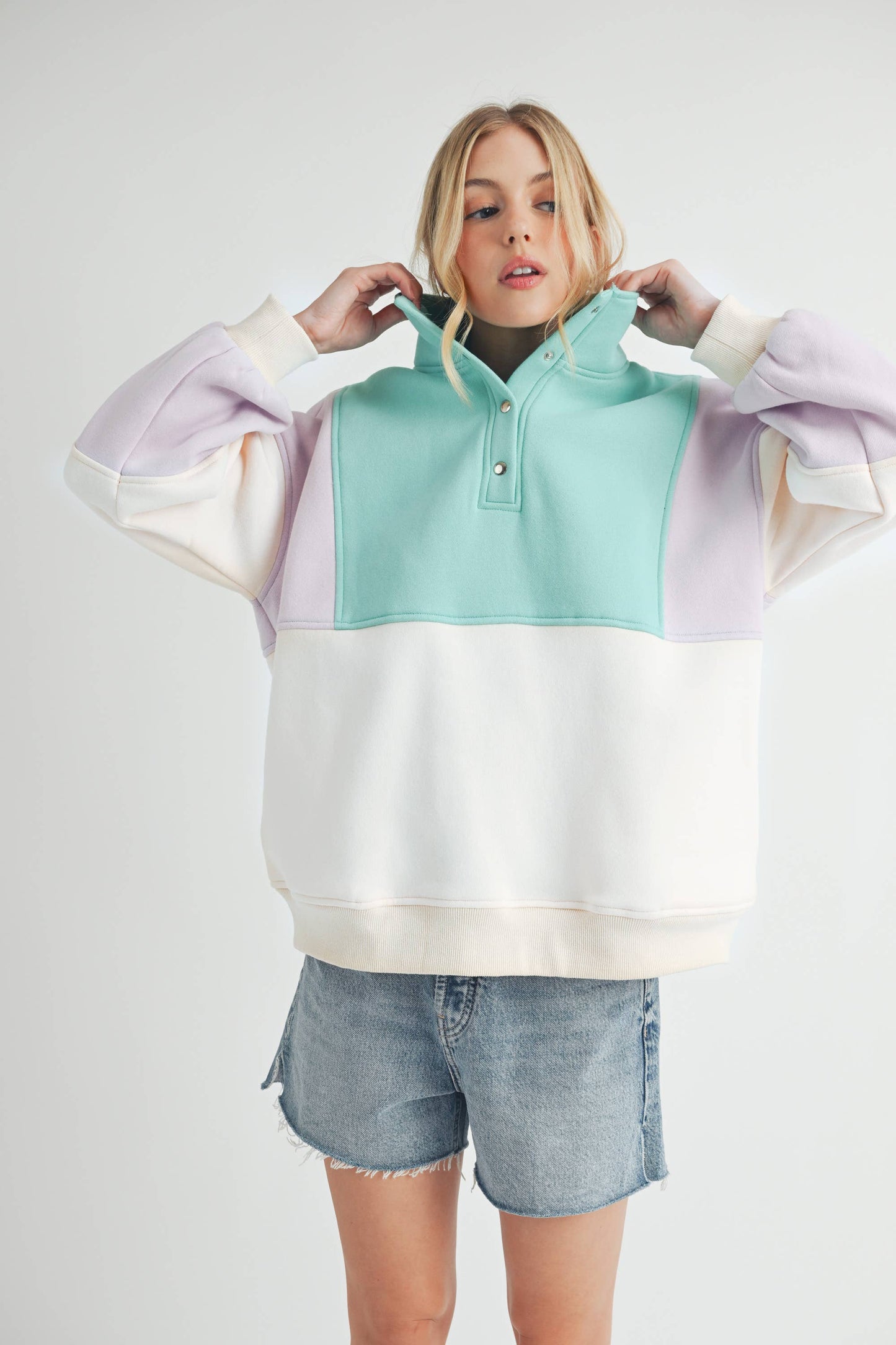 Color block Pullover