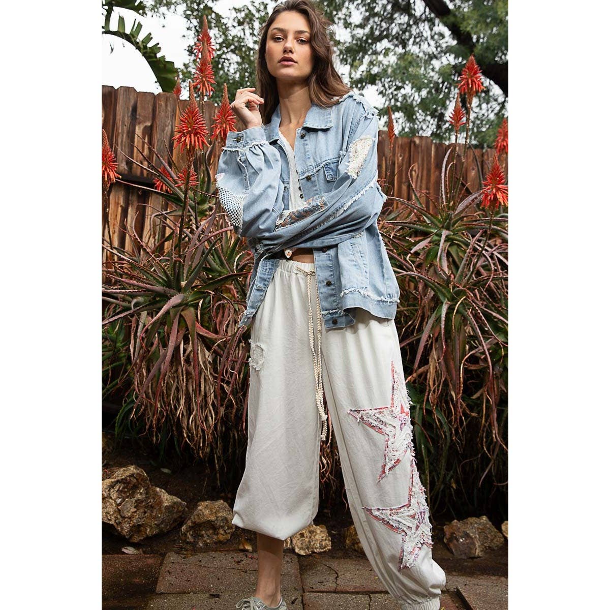 Patchwork Denim Jacket