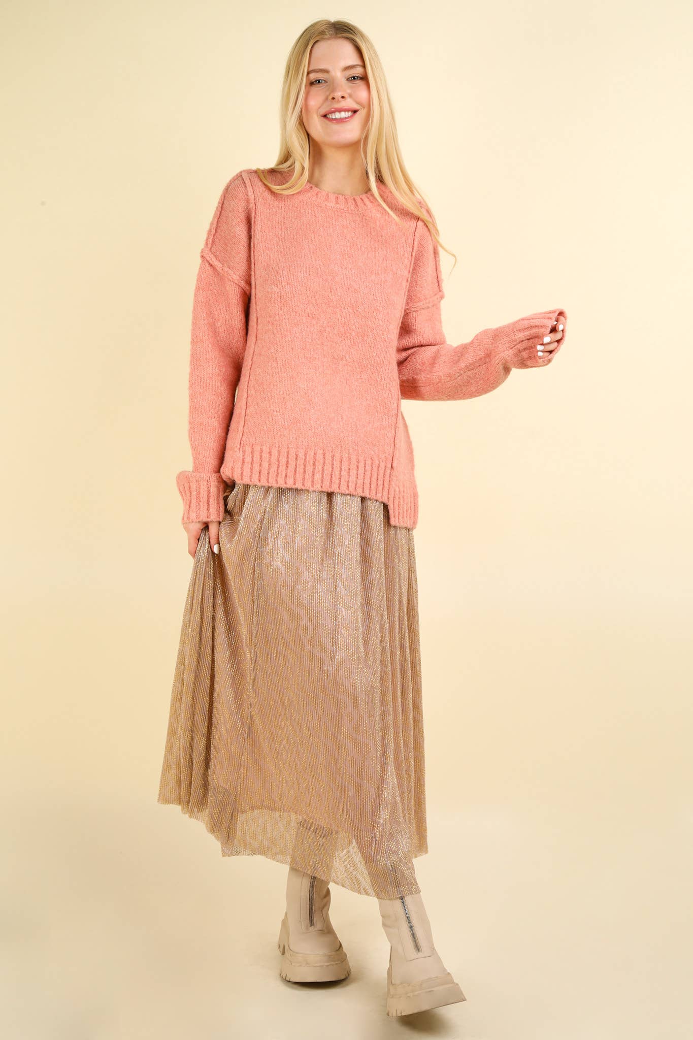 Knit Pullover Sweater