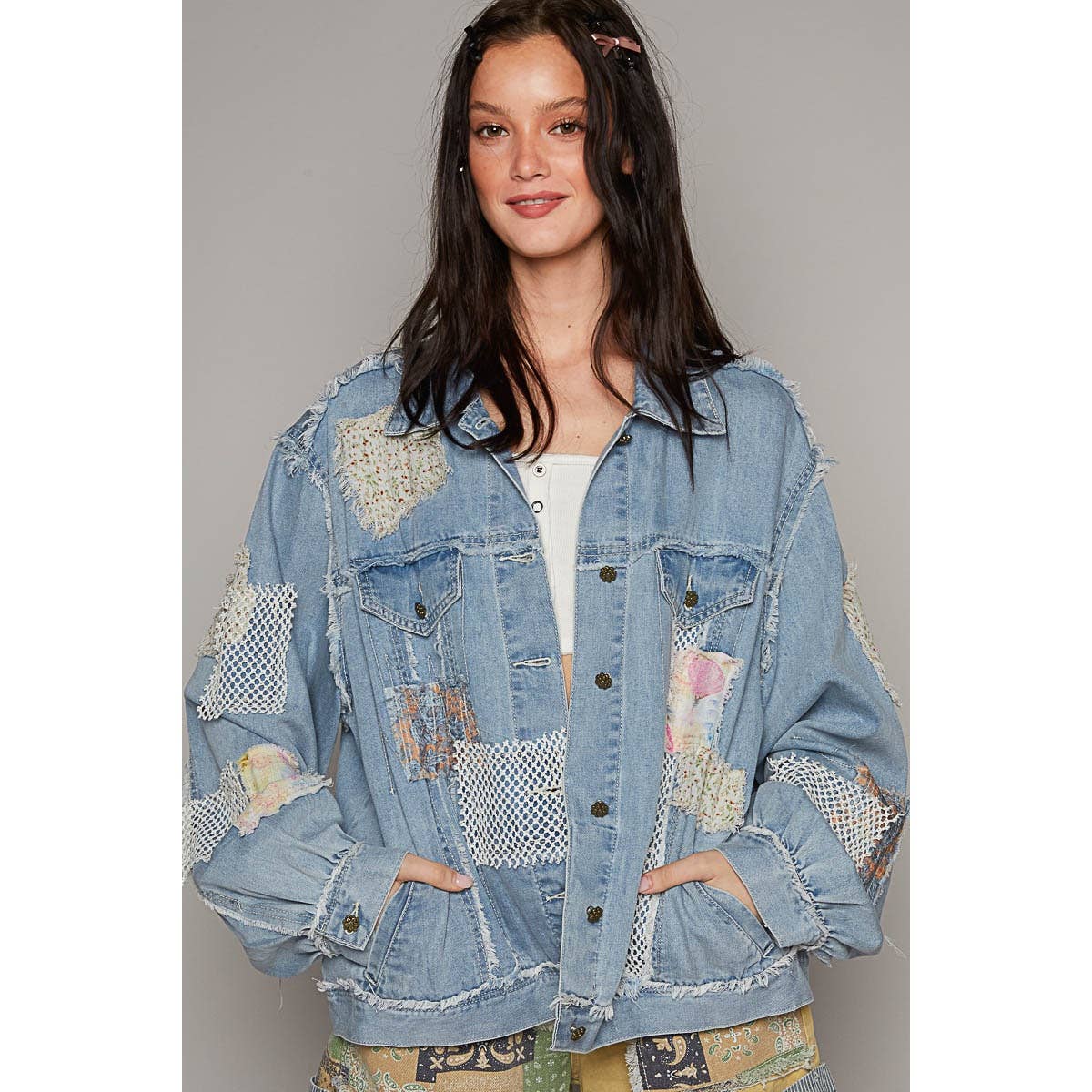 Patchwork Denim Jacket