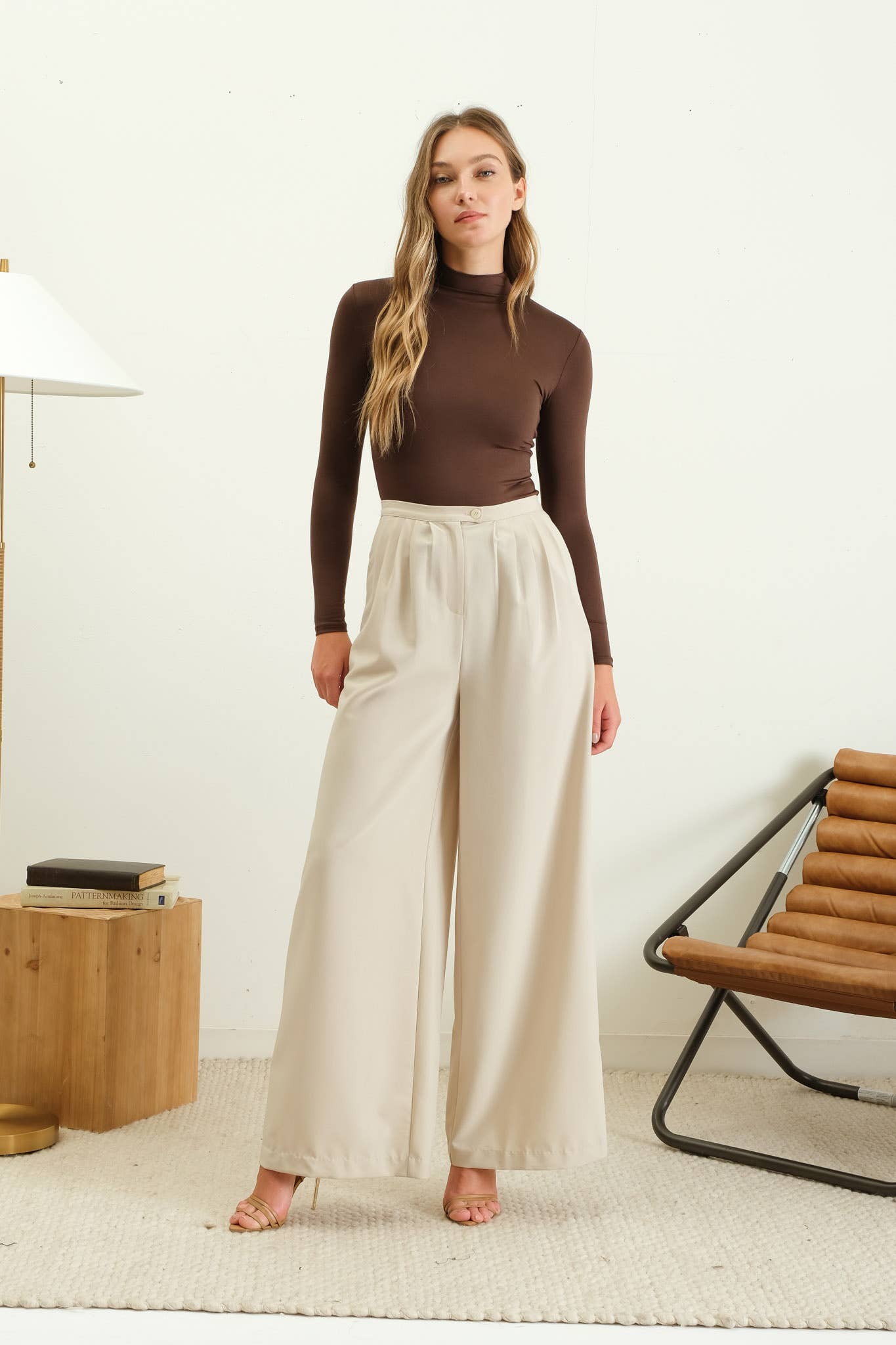Seamless Mock Neck Long Sleeve