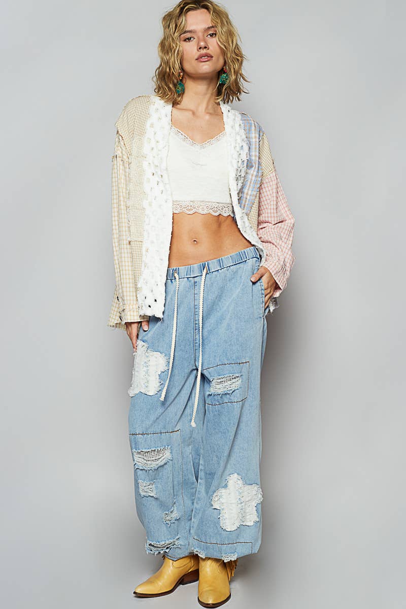 Woven Cardigan