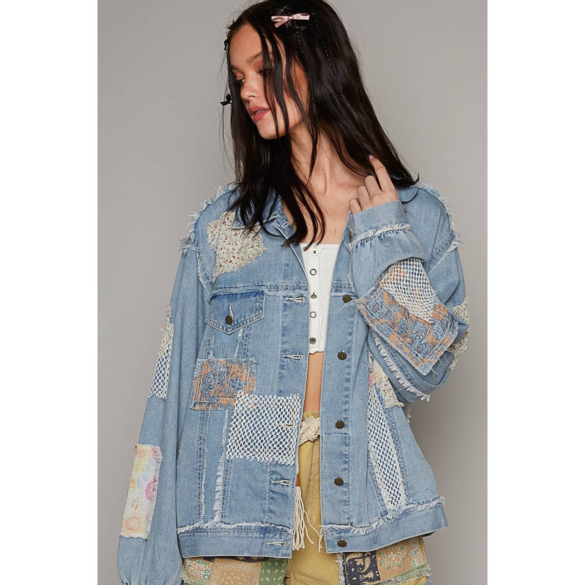 Patchwork Denim Jacket