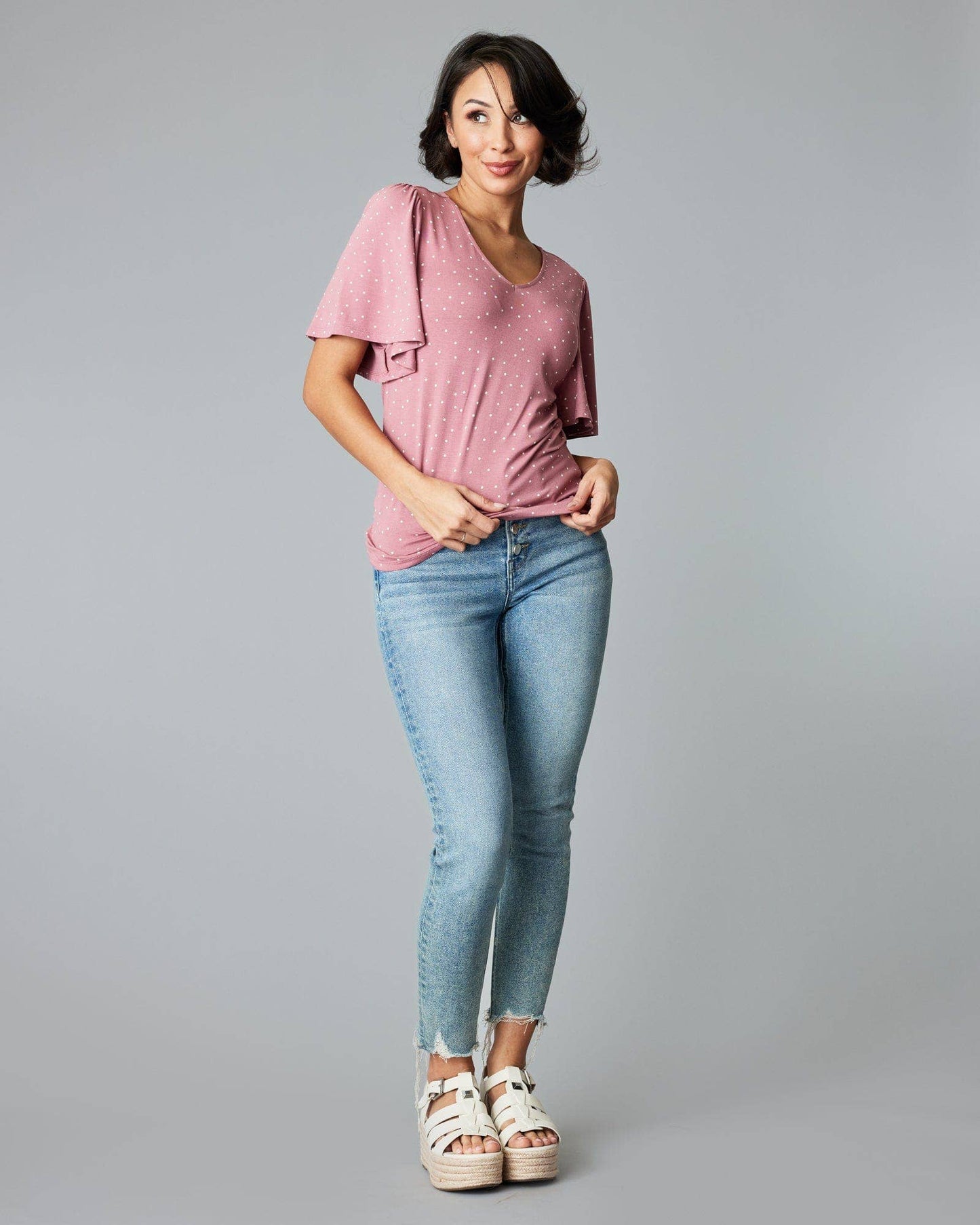 Flutter Sleeve Tee - Baycreek & Co