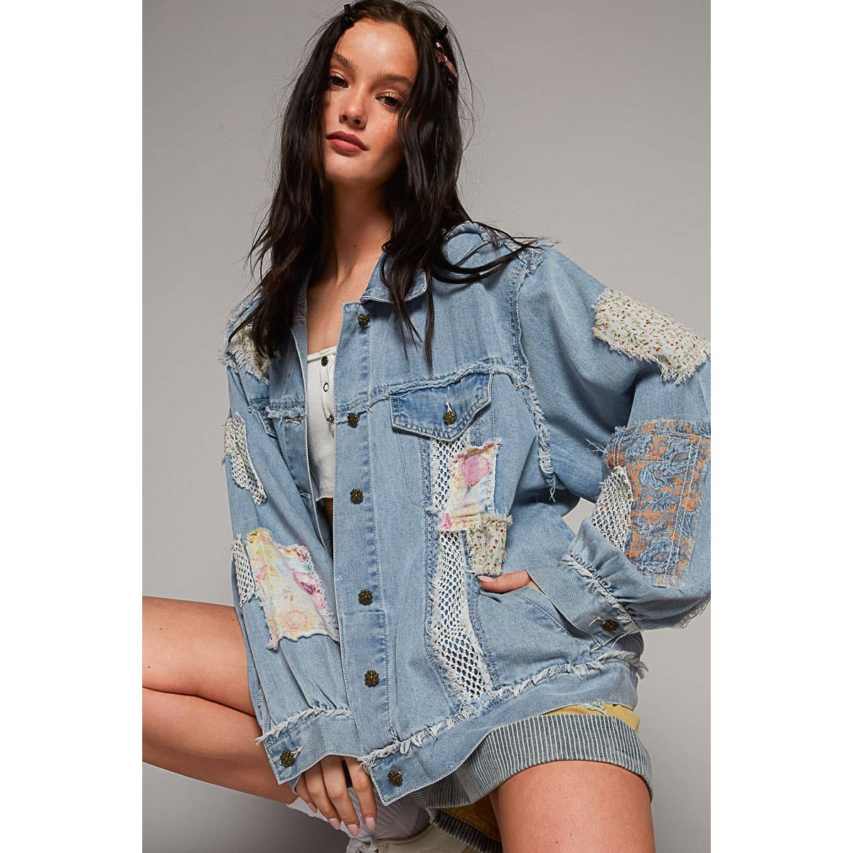 Patchwork Denim Jacket
