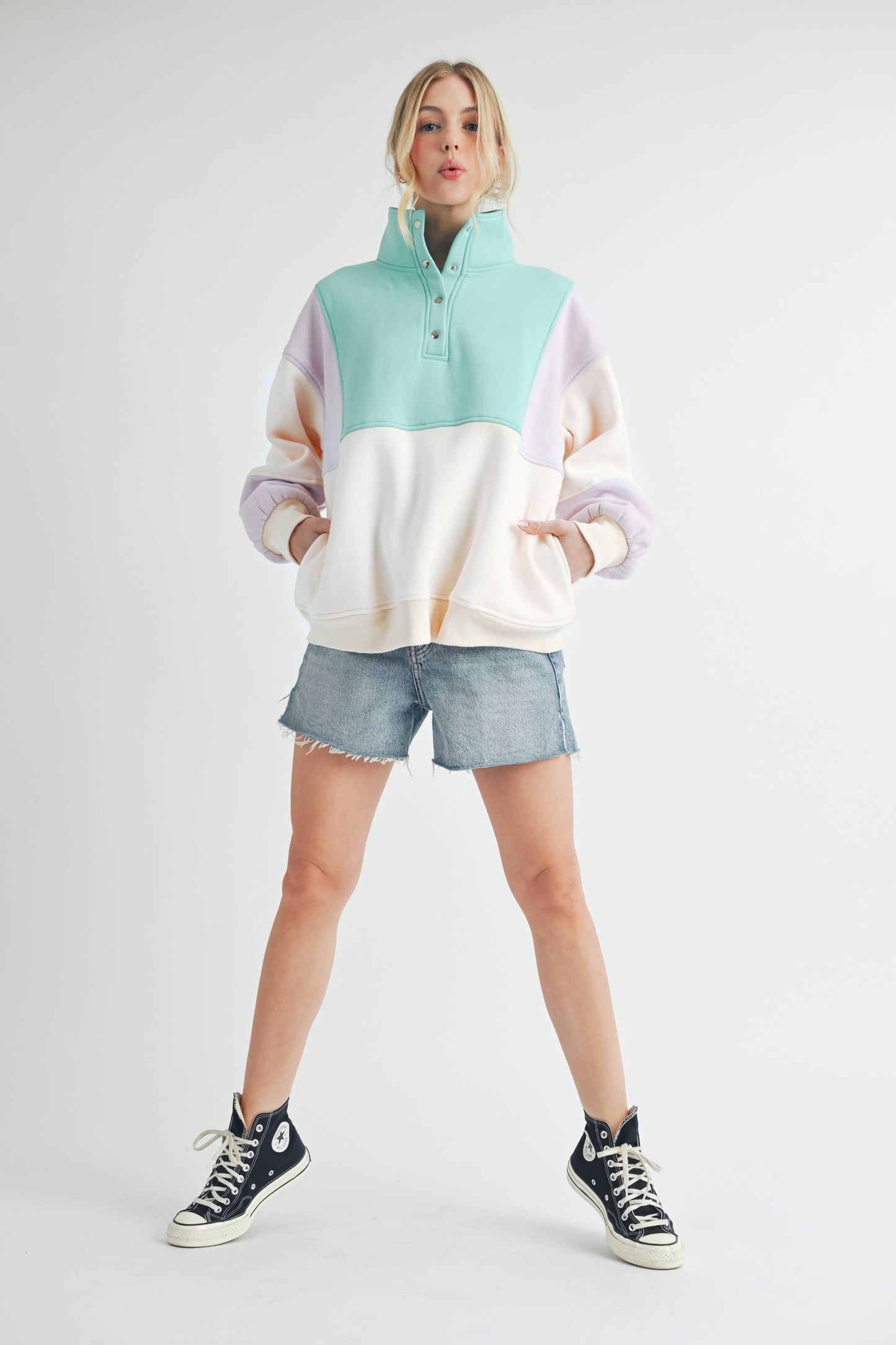 Color block Pullover