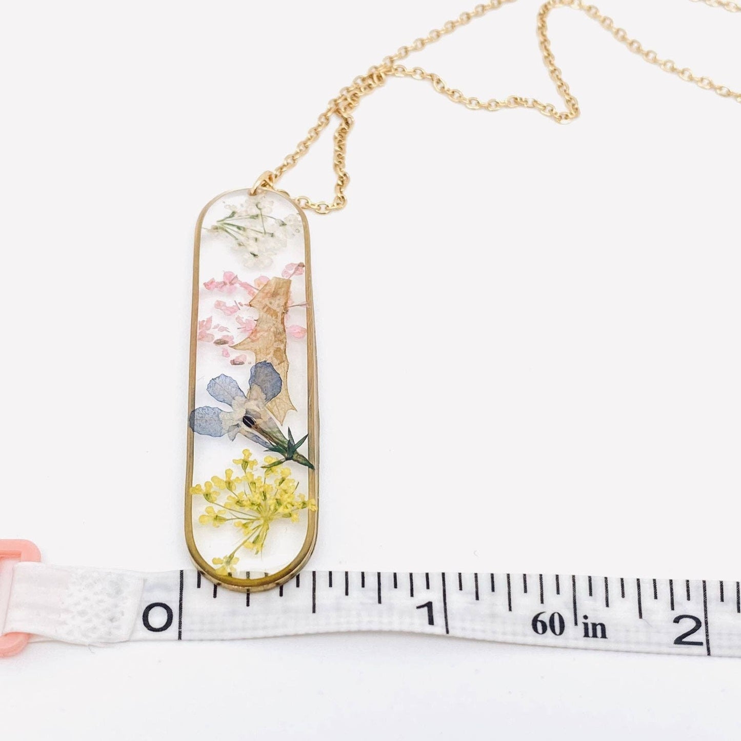 Dried Flowers Necklace