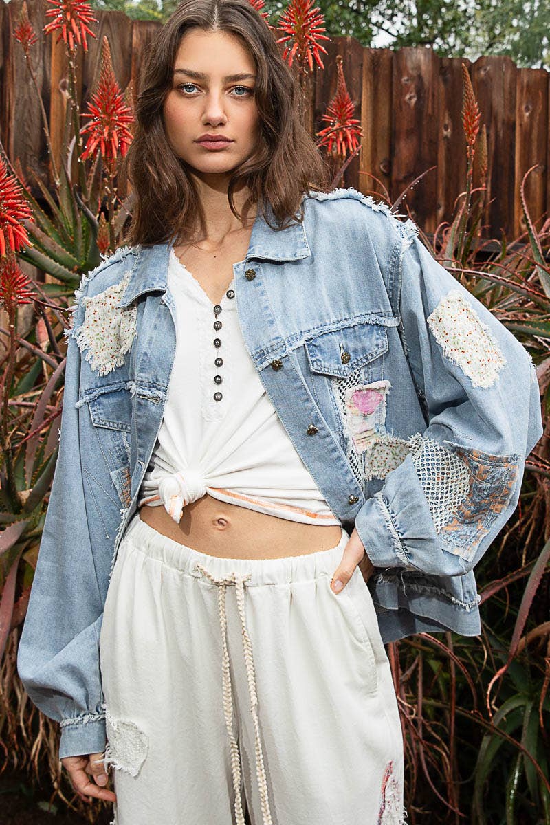 Patchwork Denim Jacket