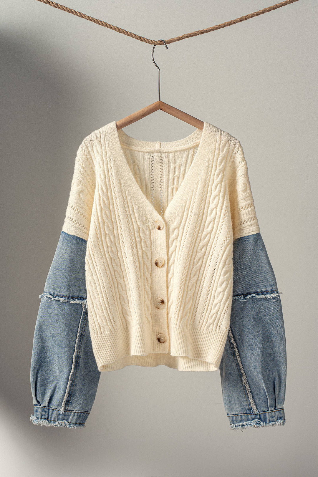 Frayed Charm Cardigan