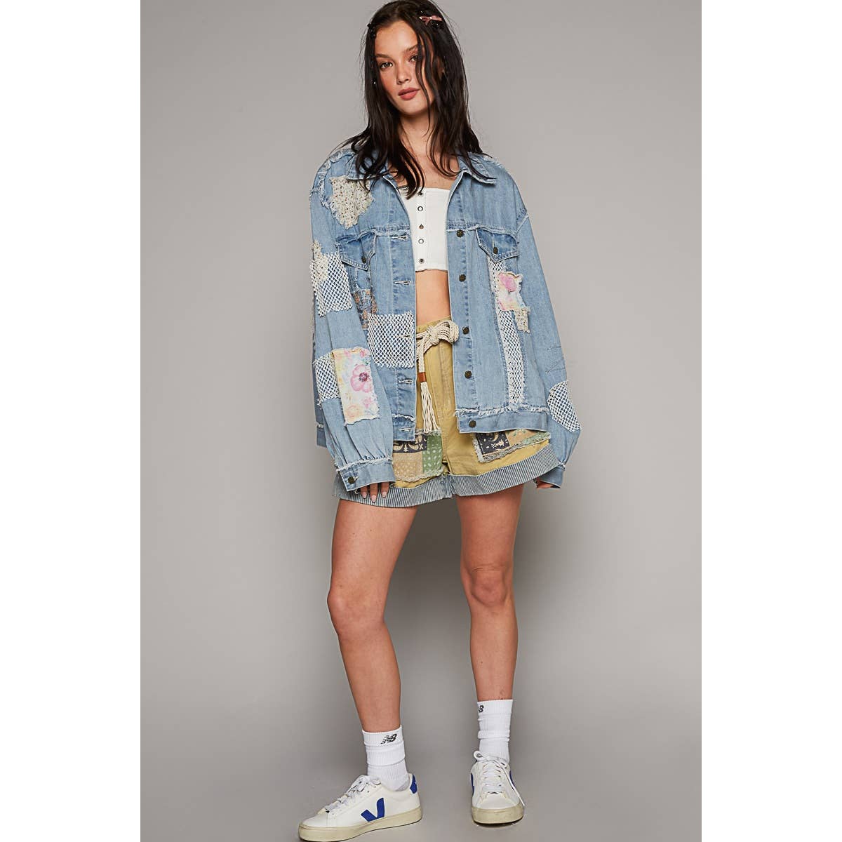Patchwork Denim Jacket