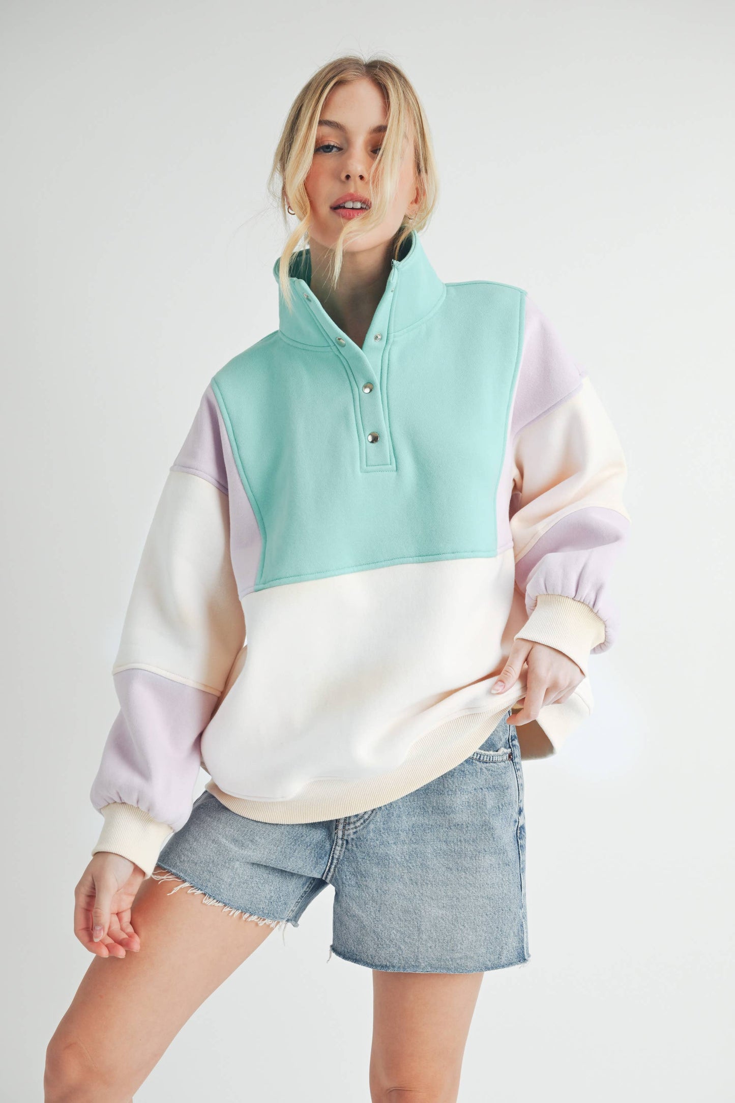 Color block Pullover