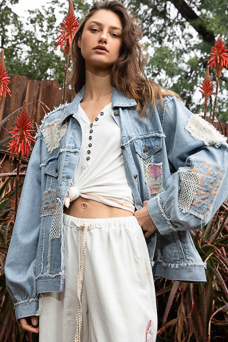 Patchwork Denim Jacket