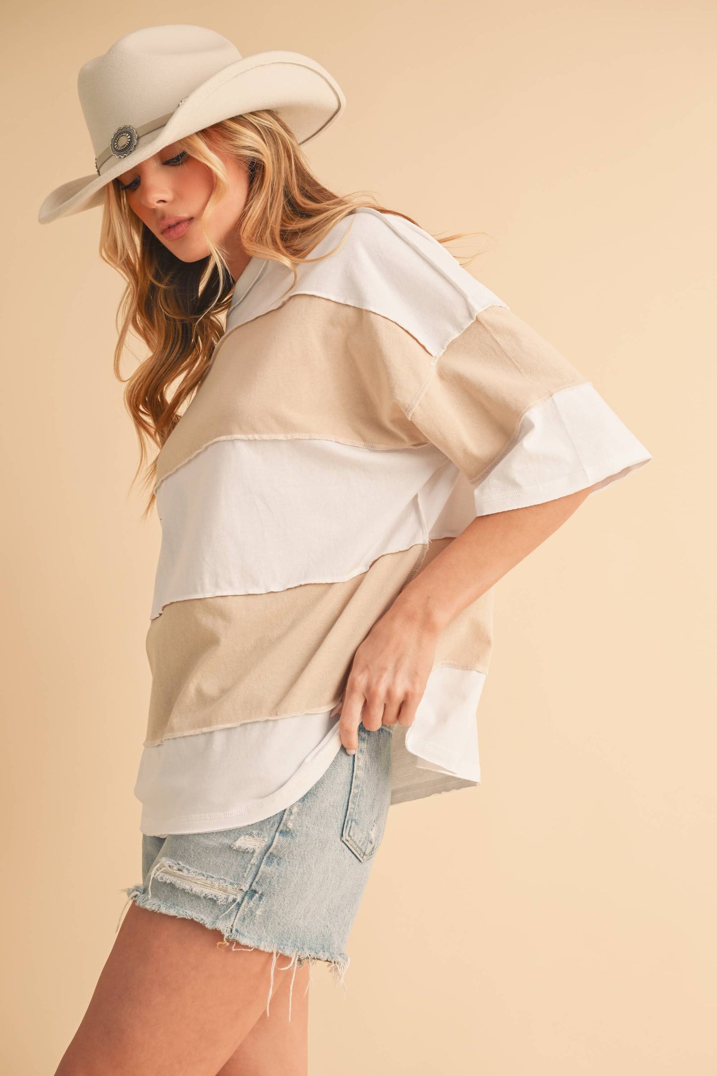Polly Color Block Top