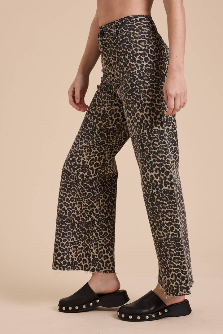 Leopard Print Jeans