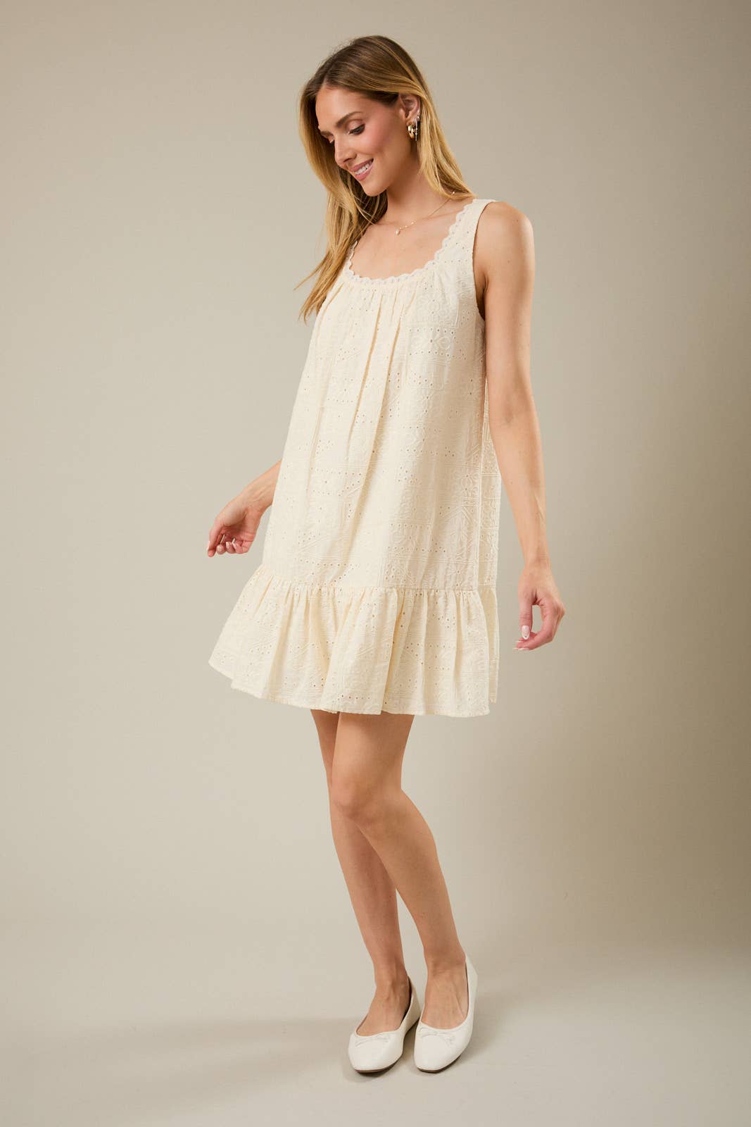 Babydoll Floral Dress - Baycreek & Co