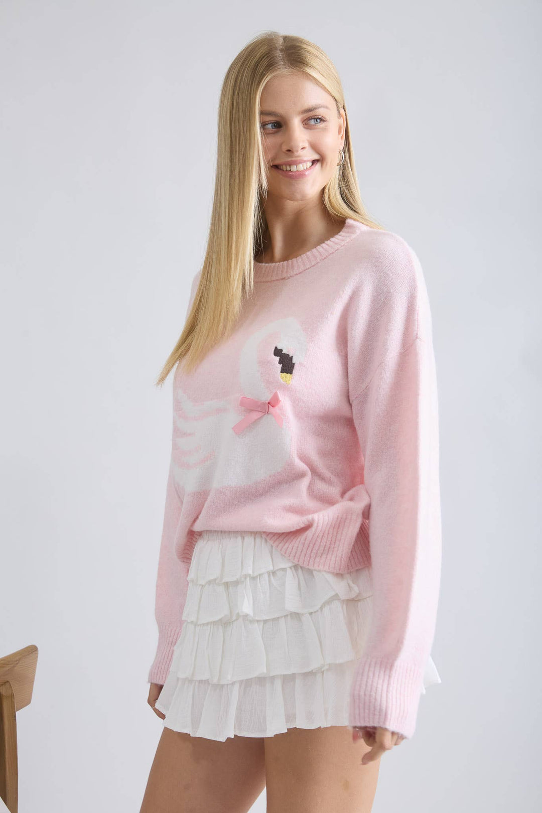 Swan Bow Pullover - Baycreek & Co