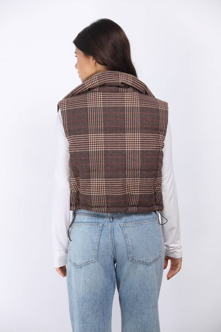 Plaid Lovers Vest - Baycreek & Co