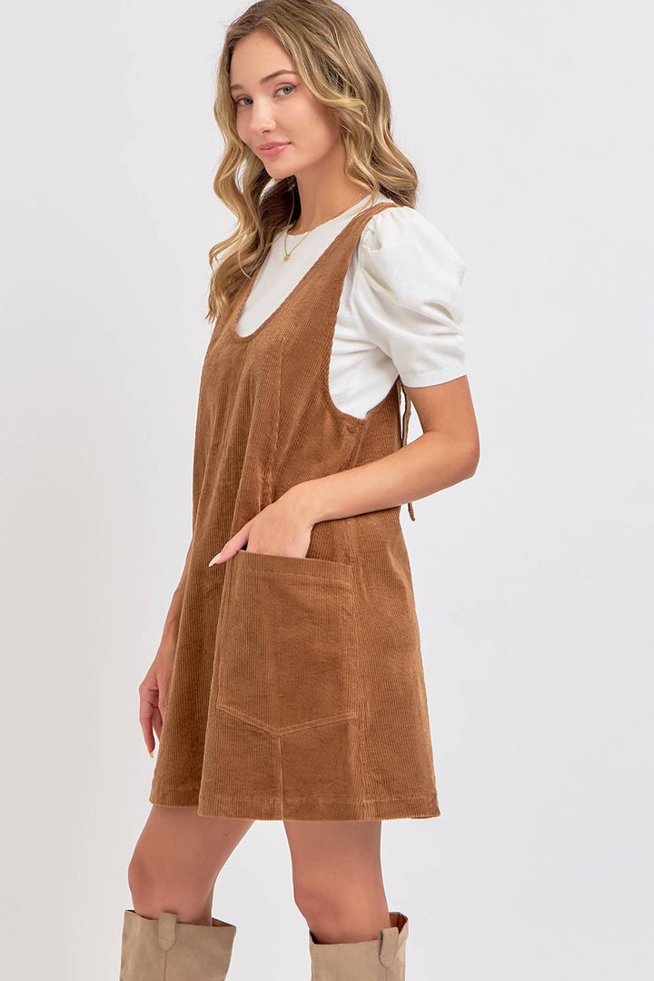 Casual Corduroy Dress