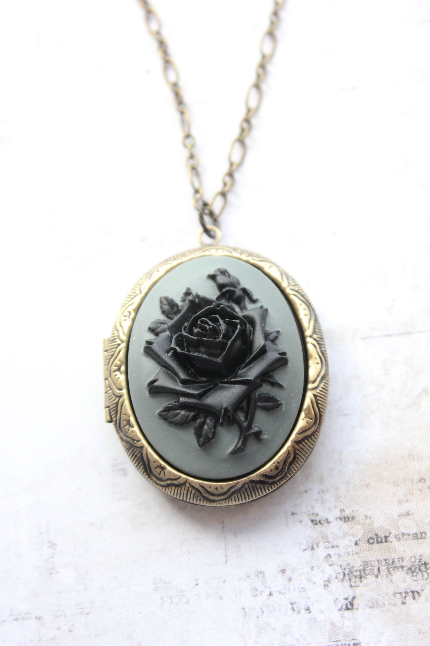 Black Rose Necklace