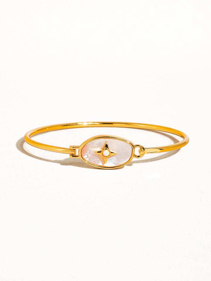 Opal Star Shell Bangle