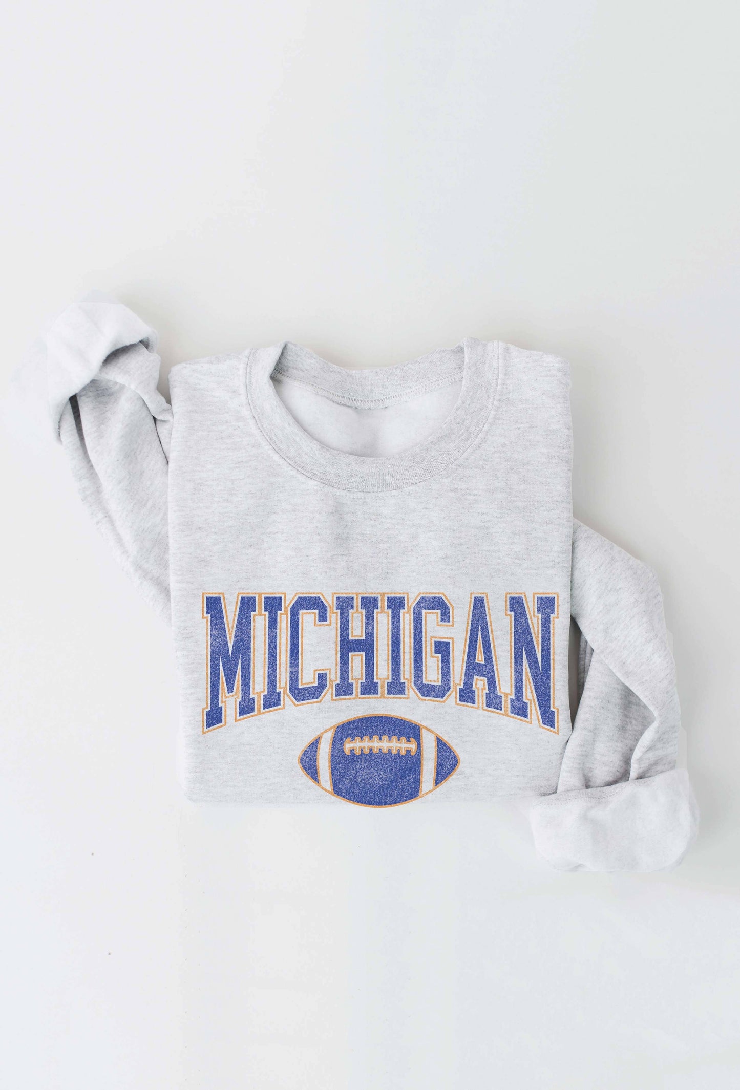 Light Grey Michigan Pullover