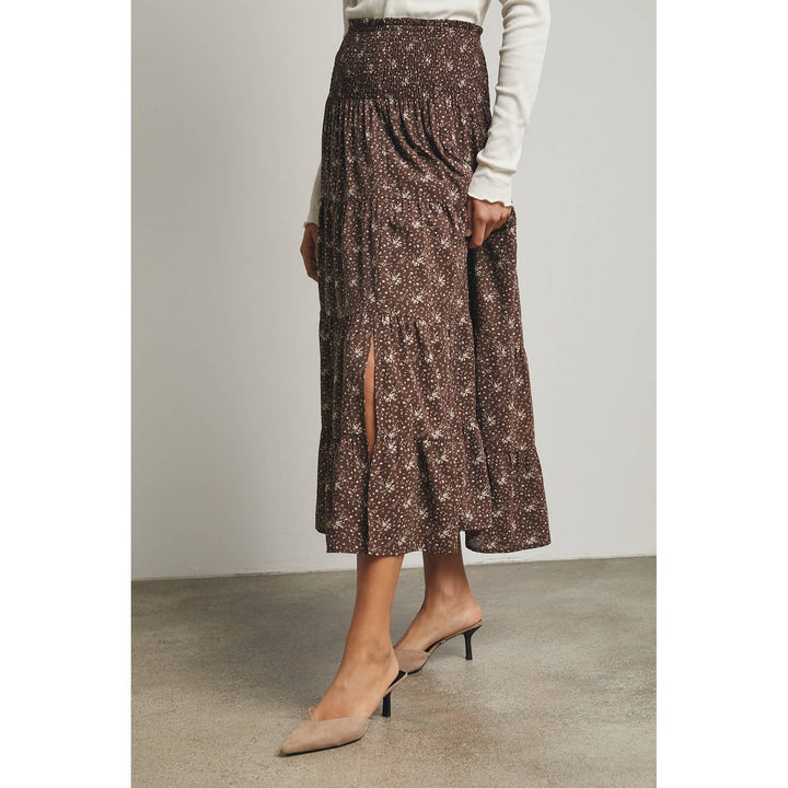 Ava Floral Midi Skirt