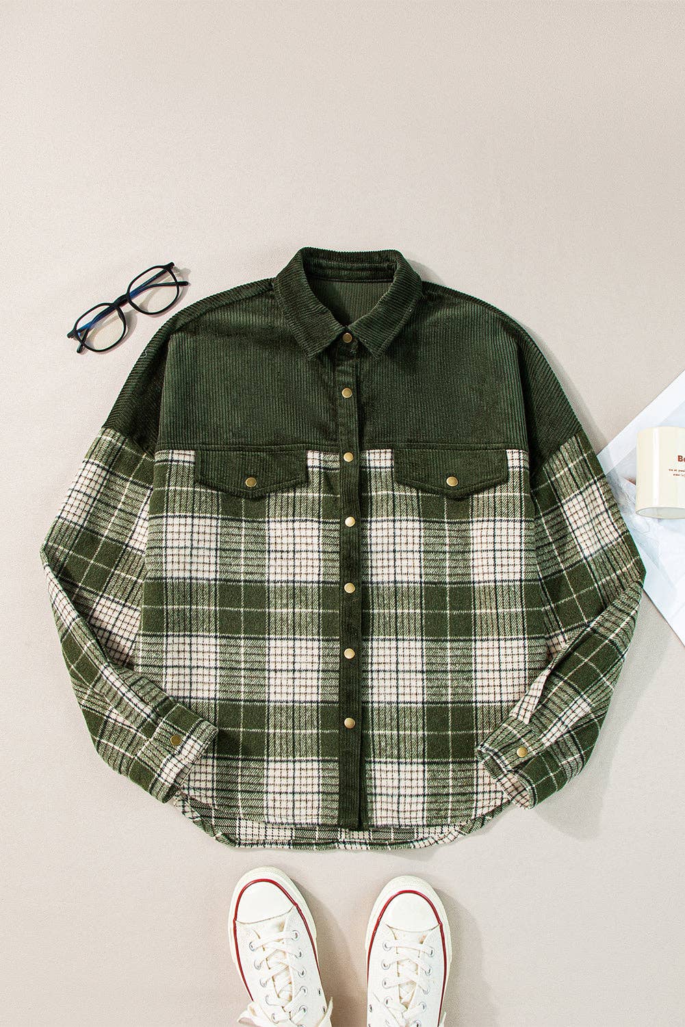 Evergreen Shacket