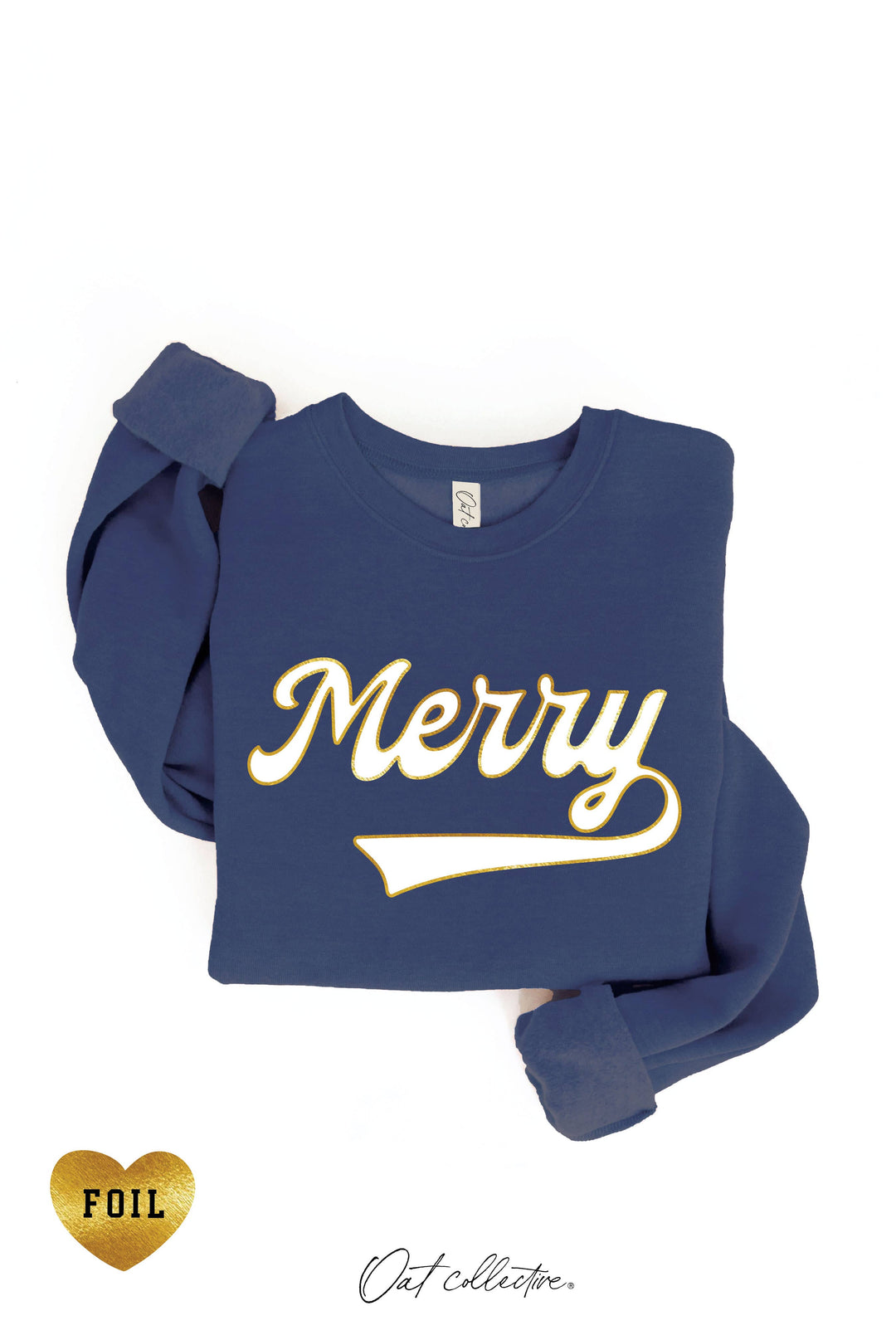 Merry Foil Sweatshirt