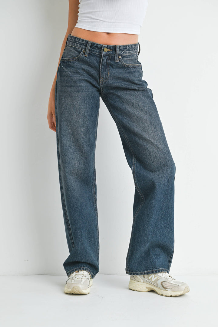 Tint Low Rise Relaxed Straight Leg