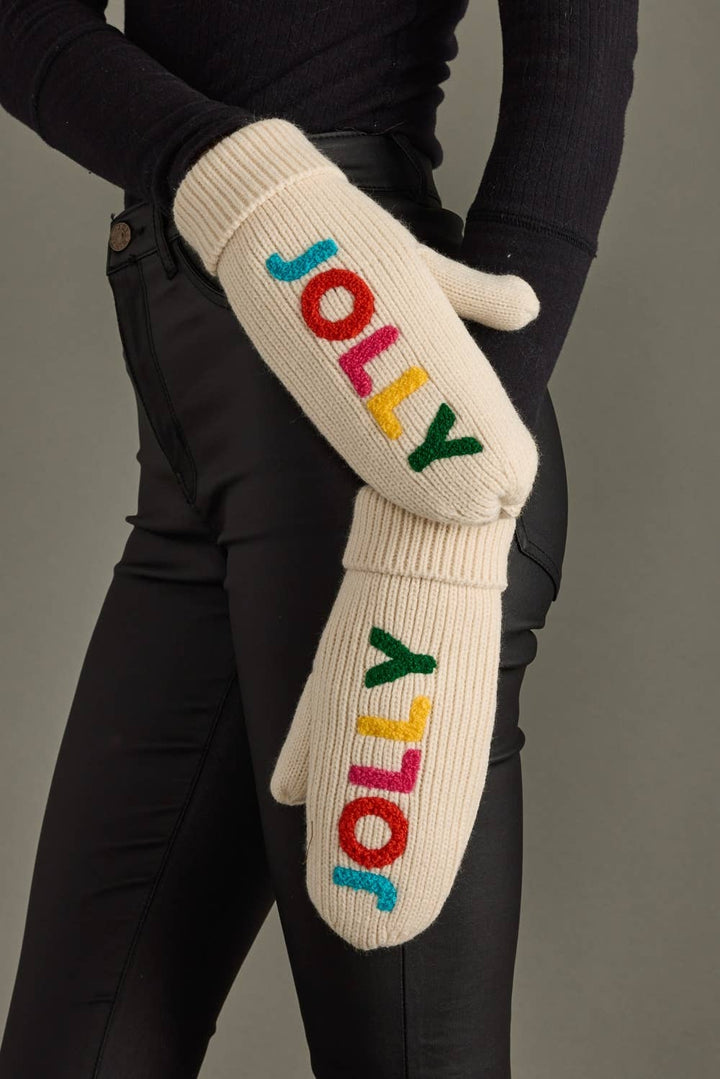 Jolly Knit Mittens