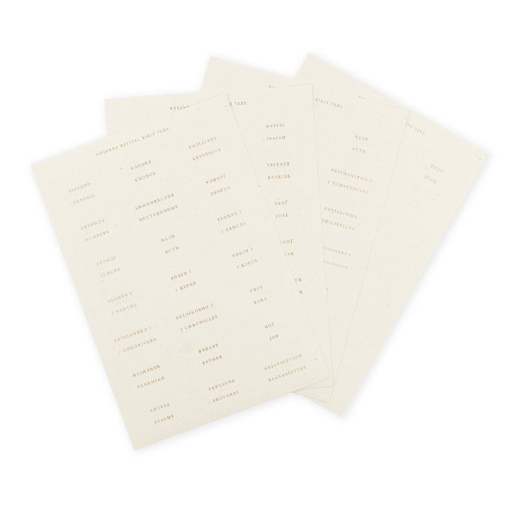 Bible Tabs: Gold Foiling