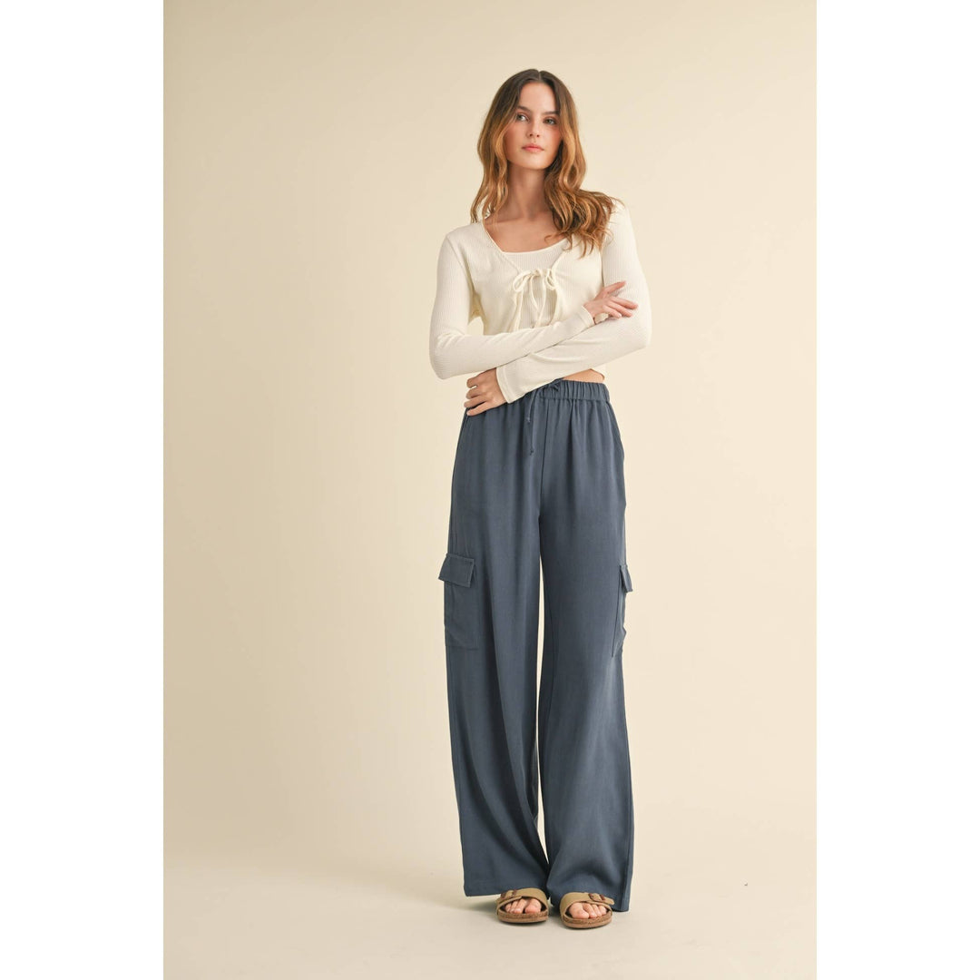 2 Piece Tank and Tye Sweater Top