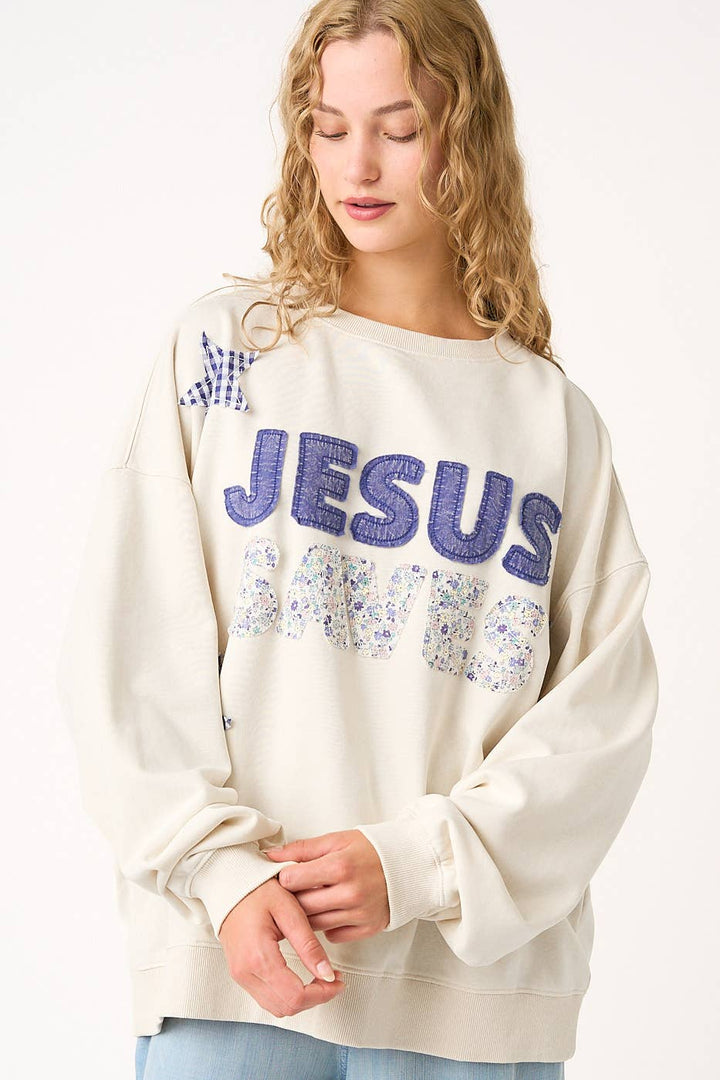 Jesus Saves Patchwork Crew