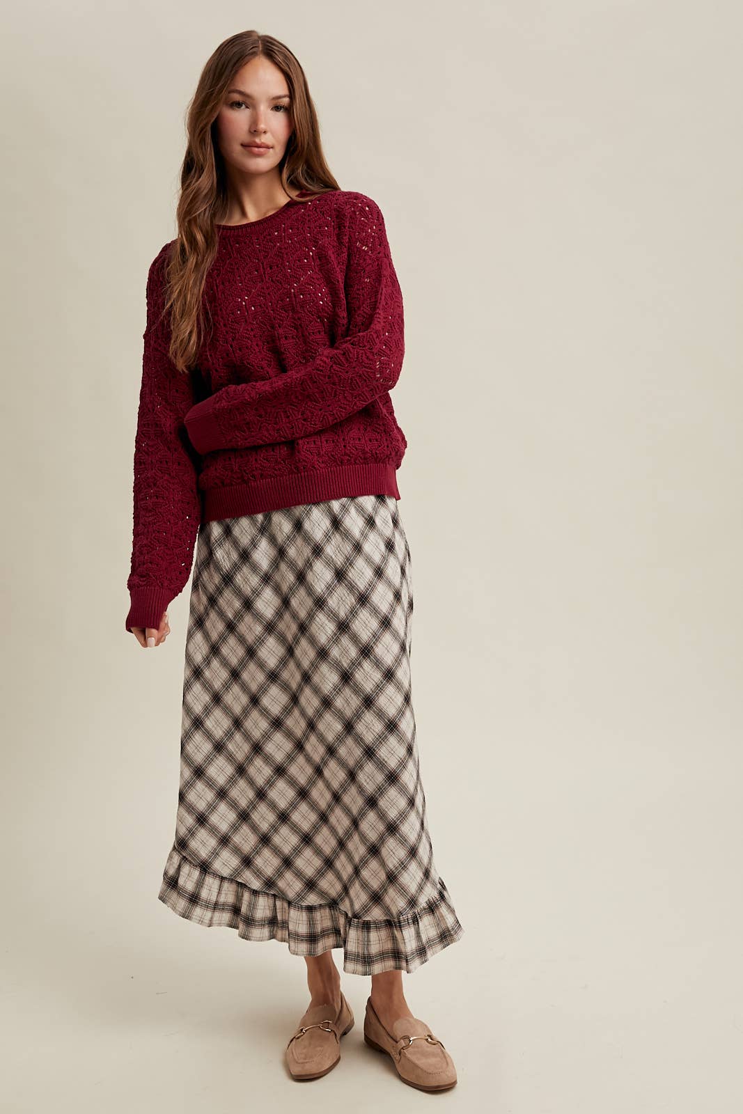Maribel Crochet Sweater