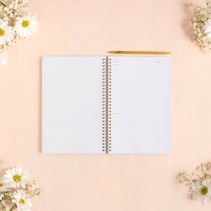 Lilac Church Notes Notebook