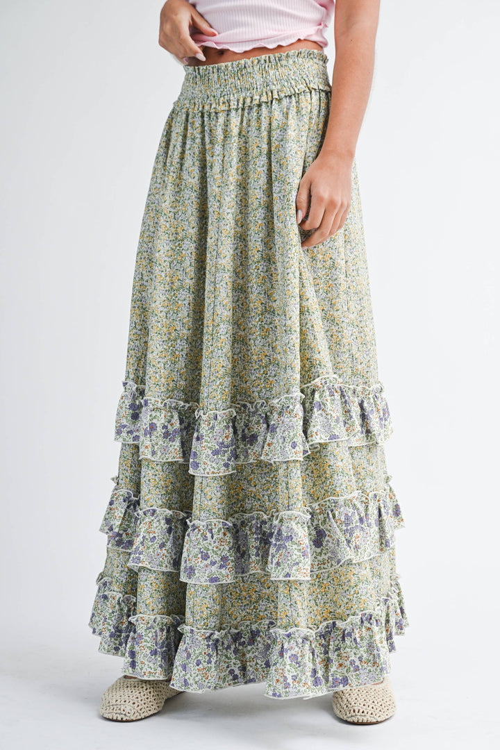Kenz Floral Skirt - Baycreek & Co