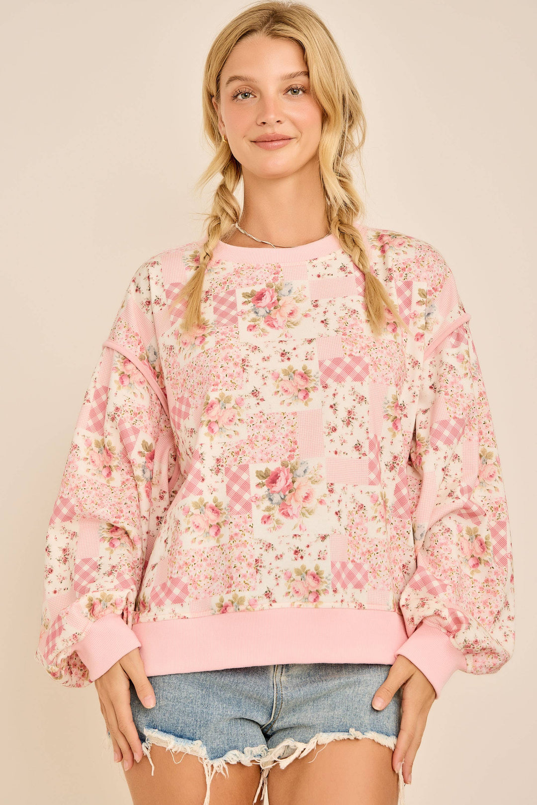 Poppy Flower Crewneck - Baycreek & Co