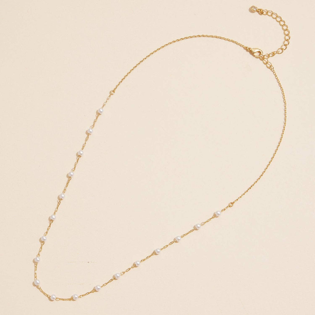 Pearl Gold Dipped Necklace