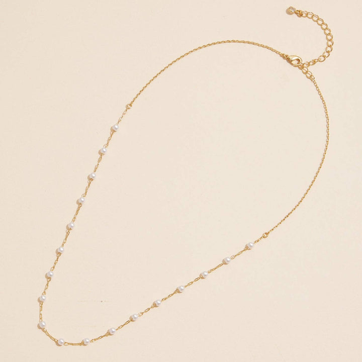 Pearl Gold Dipped Necklace